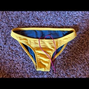 Bright yellow Jolyn tie bottoms